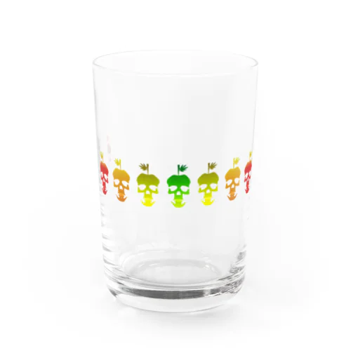 HEMP🍎SKULL（横） Water Glass