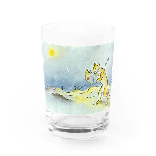月夜の狐 グラス