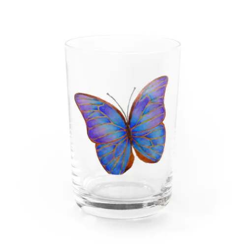 Butterfly Water Glass