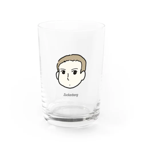 ザッカーバーグくん Water Glass