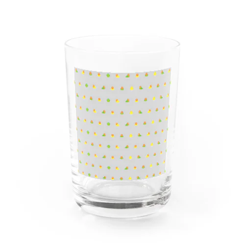 ちみまめコザクラインコちゃん【まめるりはことり】 Water Glass