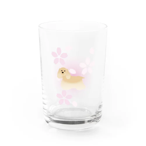 アメリカン・コッカー・スパニエル Water Glass