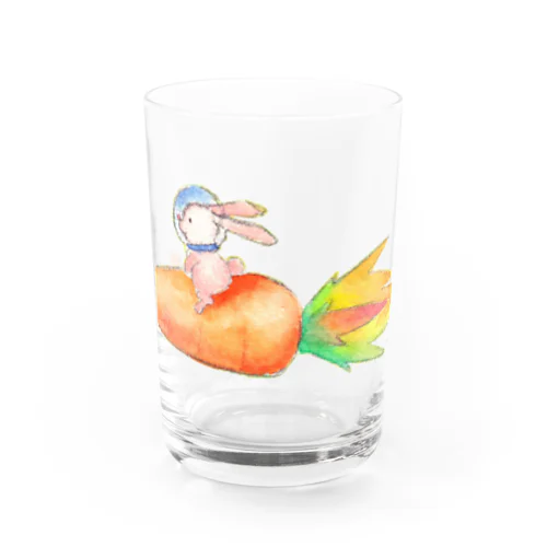 にんじんろけっと　夢見るうさぎ Water Glass