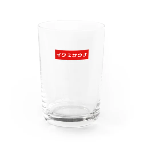 イワミサウナ　BOXロゴ Water Glass