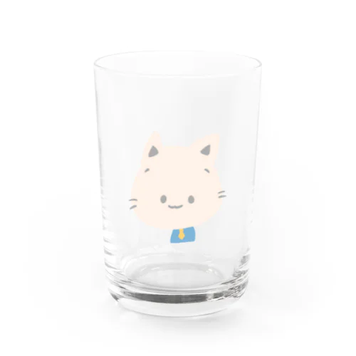 絵本風にゃんひー Water Glass