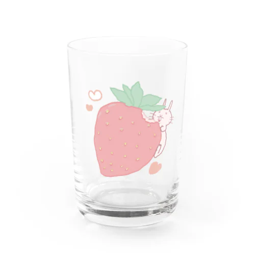 いちごロケットくん Water Glass