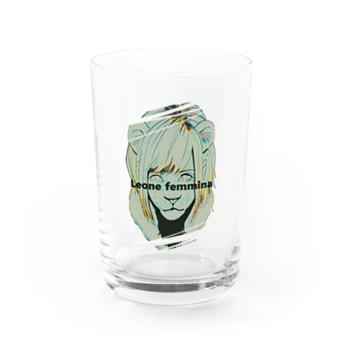 【Leone femmina】 Water Glass