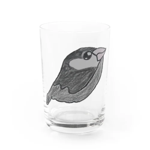 文鳥のめるめ～る Water Glass