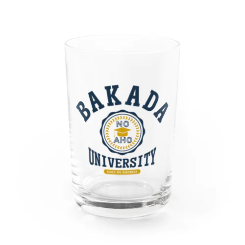 バカダ大学 BAKADA UNIVERSITY Water Glass