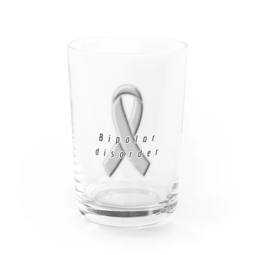 双極性障害 (Bipolar disorder) シルバーリボン Water Glass