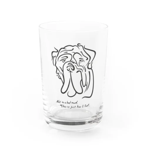ナポリタン・マスティフ Neapolitan Mastiff Water Glass
