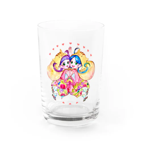 うりぼうずきんのふたごちゃん Water Glass