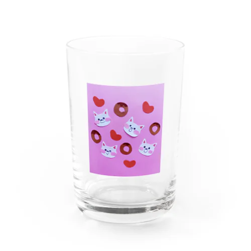 チャリティー【sweet cats】 Water Glass