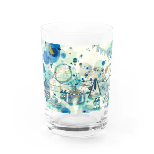 夢の国の遊園地 Water Glass