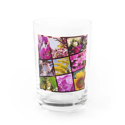 Flower Water Glass