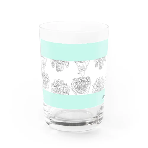 花柄 Water Glass