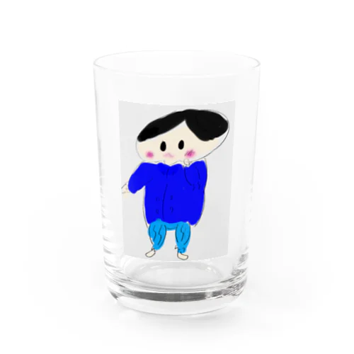 かわいい弟　全身 Water Glass