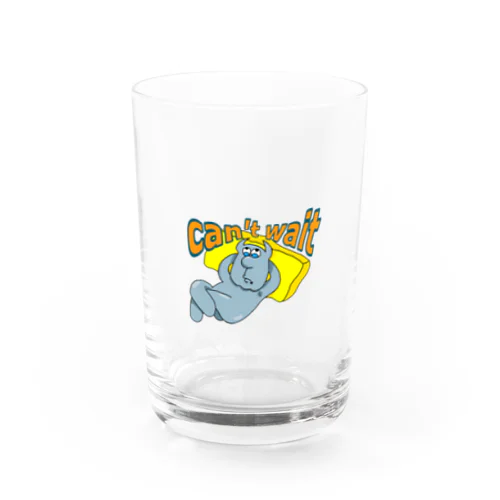 待ちきれない Water Glass