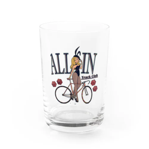 "ALL IN -Track Club-" Water Glass