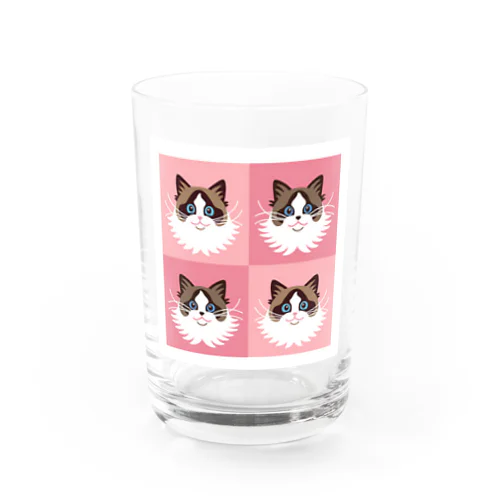 newなめみゆ(ピンク) Water Glass