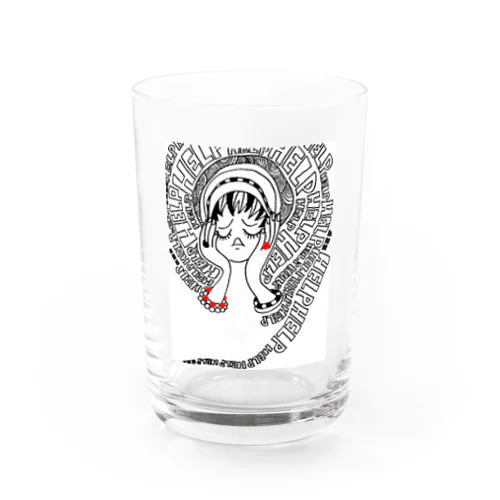 HELPちゃん Water Glass