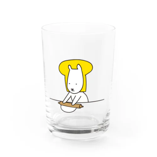 パン犬パン太 こね Water Glass