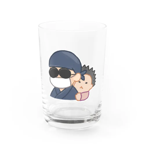 子連れ大慈さん Water Glass