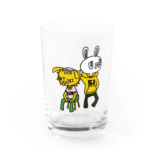 ウサ吉よしよし Water Glass