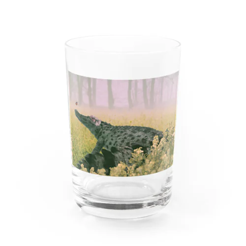 花かんむりのワニ Water Glass