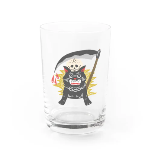 Reaper cat Water Glass