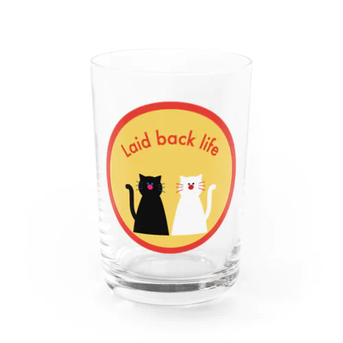 Laid back life Water Glass