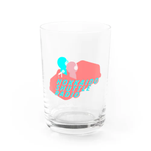 北海道シャトルラジオロゴ Water Glass