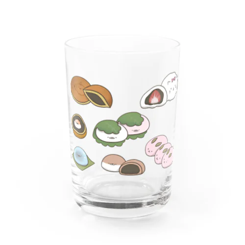 まるにょんシリーズ(和菓子) Water Glass