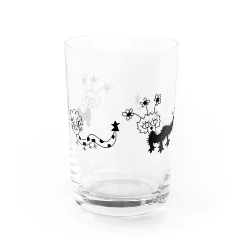 みずたまへび　と　はなとかげ Water Glass