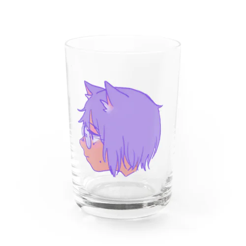 SAKEMARUのロゴ分離 Water Glass