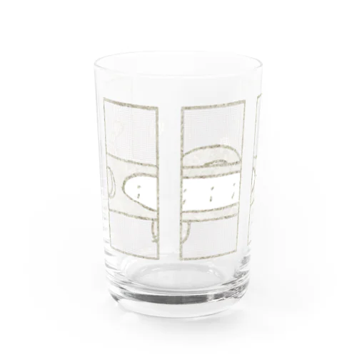 背伸びねこ Water Glass