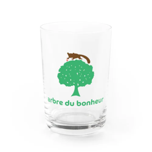 arbre du bonheur ロゴ カラー グラス