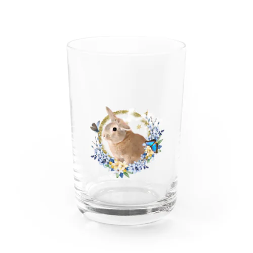 キナコくん春のお散歩 Water Glass