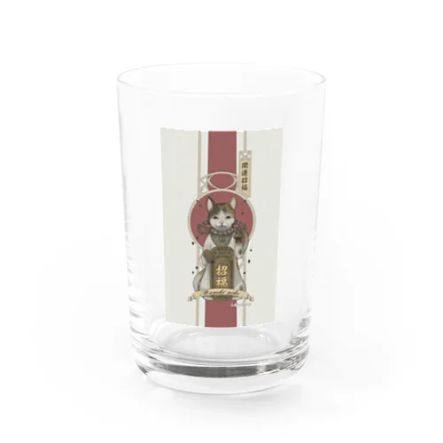  【お守り風グッズ】招き猫（開運招福） Water Glass