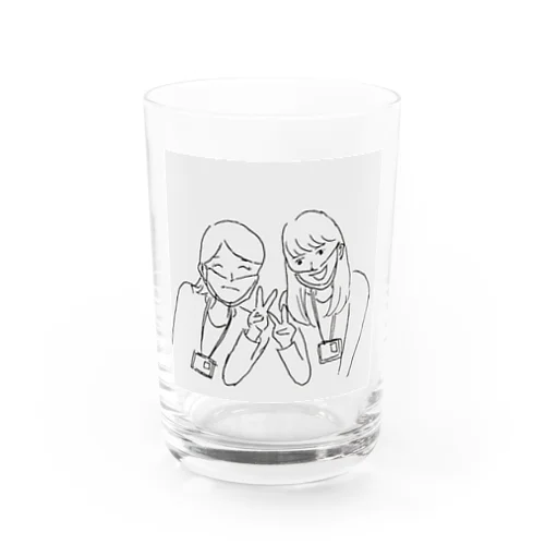 マスクの下で Water Glass