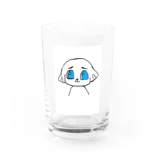 困りいぬ Water Glass