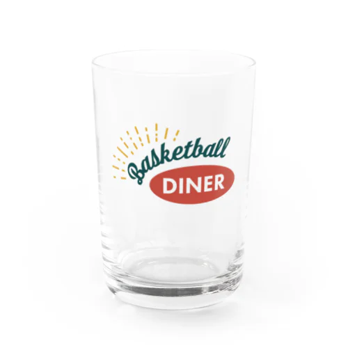 Basketball Diner ロゴ Water Glass