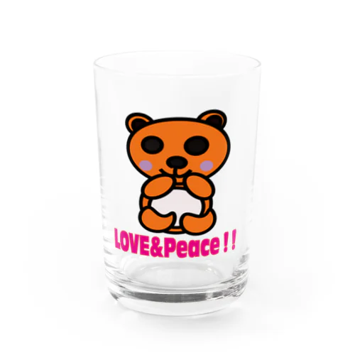 mio's bear series Water Glass