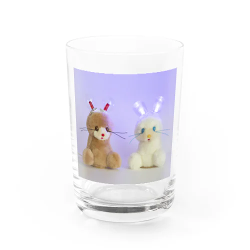 ペヘモリッケの お耳ひかるちゃん（青） Water Glass