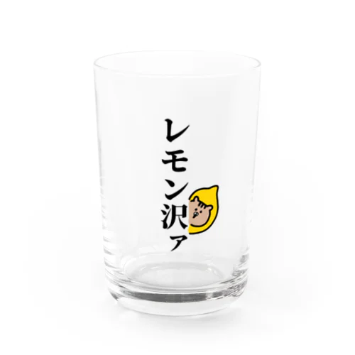 レモン沢のリスくん Water Glass