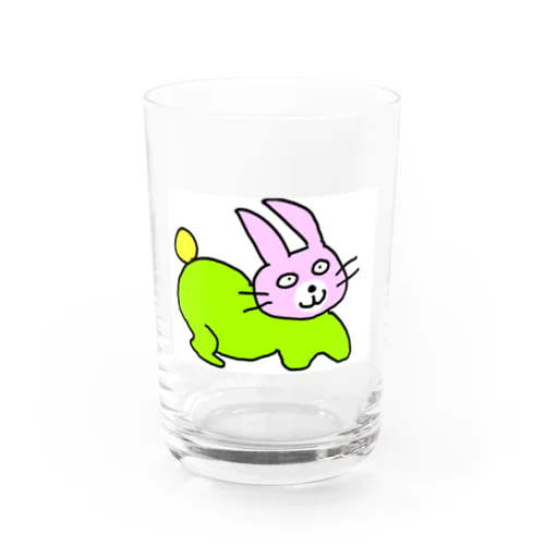 うさぎです。 Water Glass