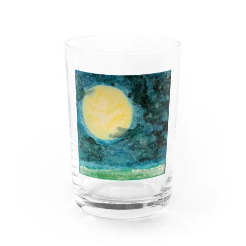 chaste moon Water Glass