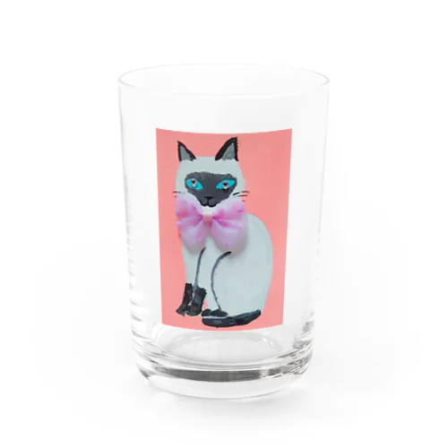 シャムネコちゃん Water Glass