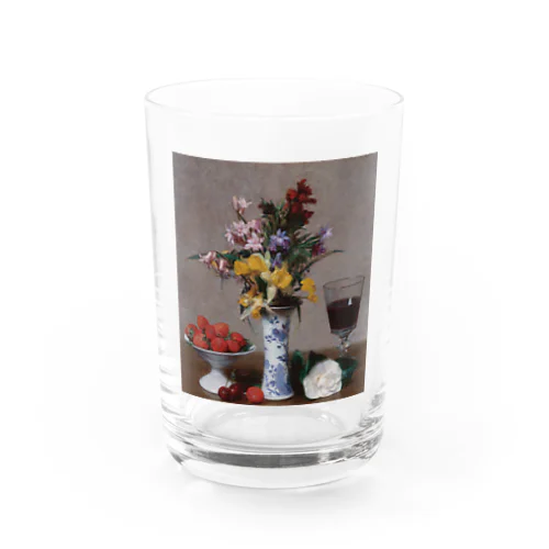 アンリ・ファンタン＝ラトゥール 《婚約の花束》 Water Glass
