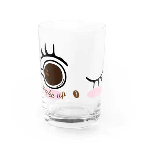 coffee-wake up Water Glass